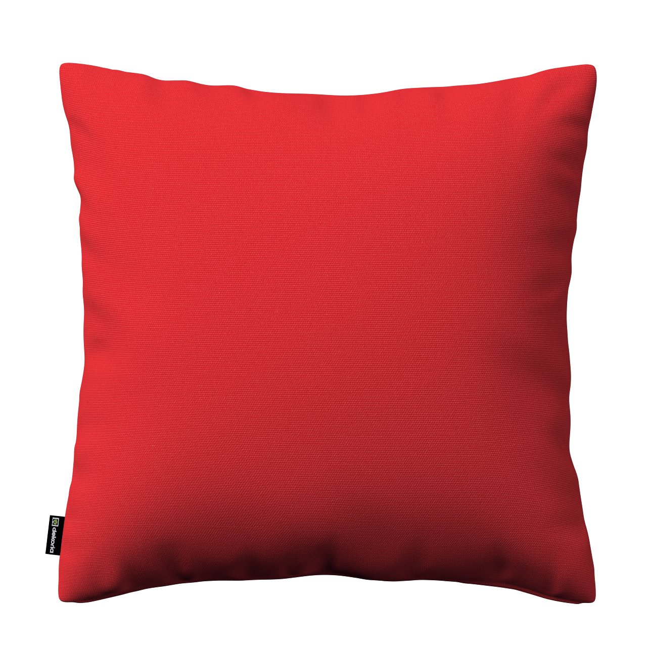 Dekoria Karin - jednoduchá obliečka, červená, 60 x 60 cm, Loneta, 133-43