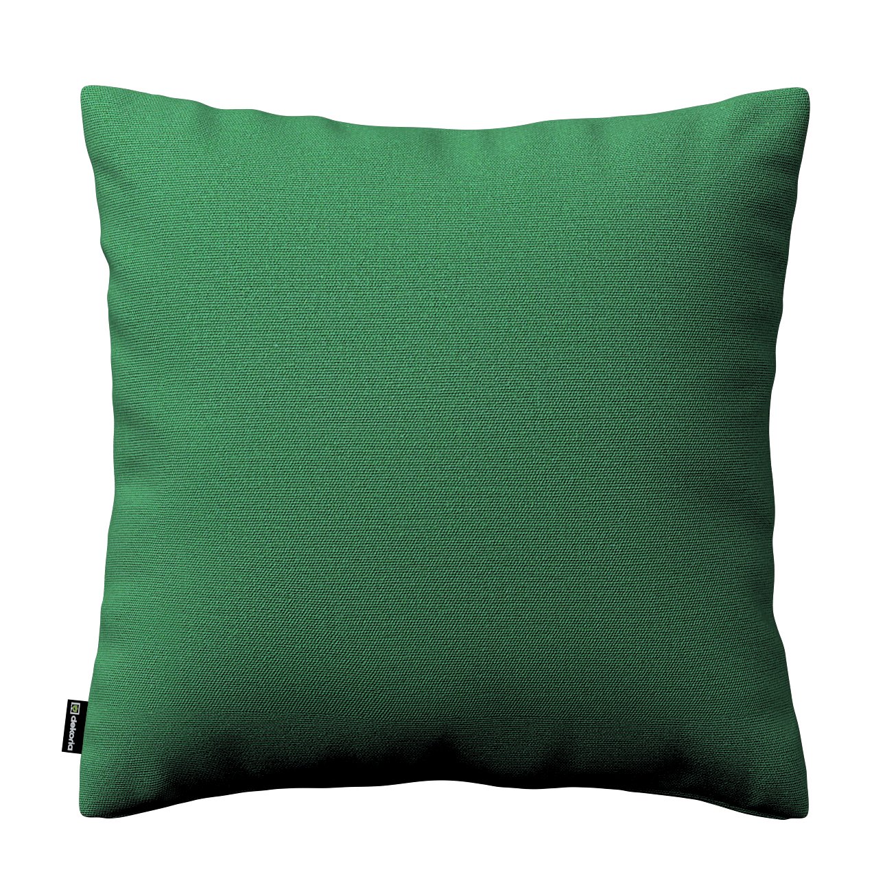 Dekoria Karin - jednoduchá obliečka, fľašovo zelená, 43 x 43 cm, Loneta, 133-18