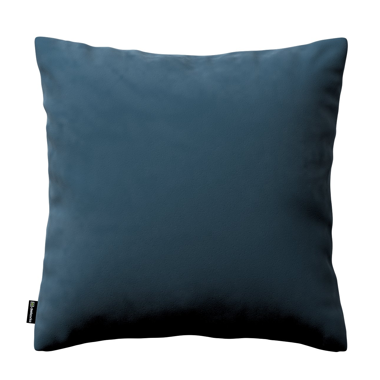 Dekoria Karin - jednoduchá obliečka, Petroliumsblå, 60 x 60 cm, Velvet, 704-16