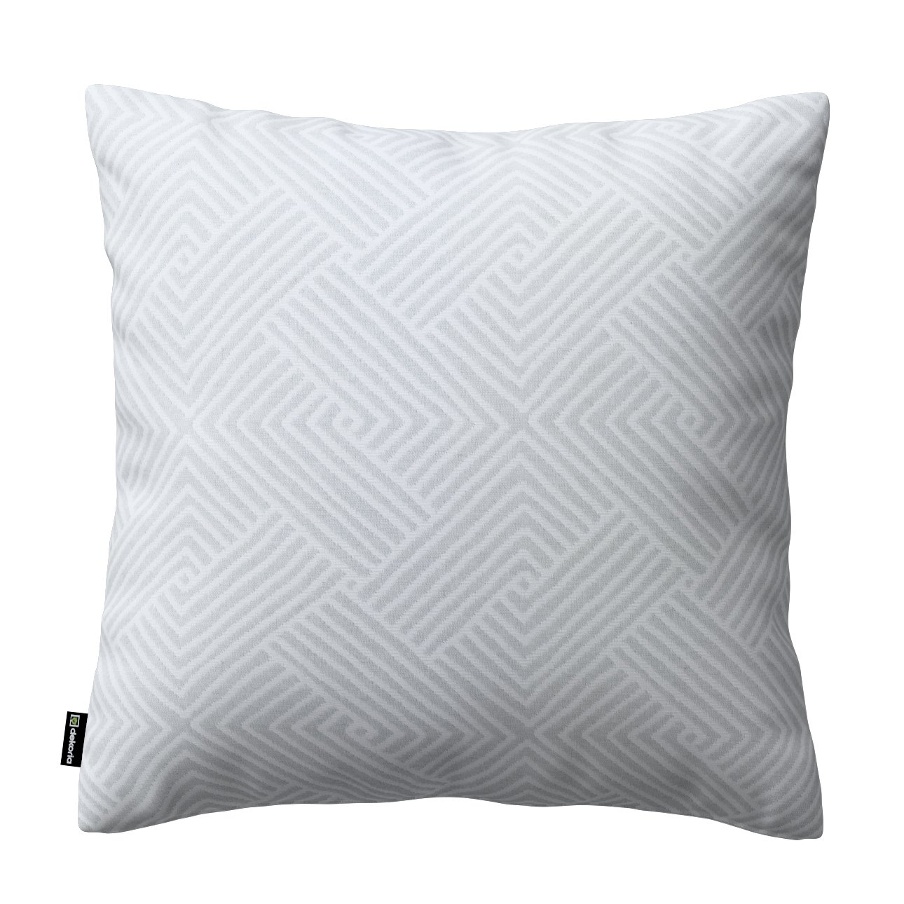 Dekoria Karin - jednoduchá obliečka, sivo-biele geometrické vzory, 50 x 50 cm, Sunny, 143-43