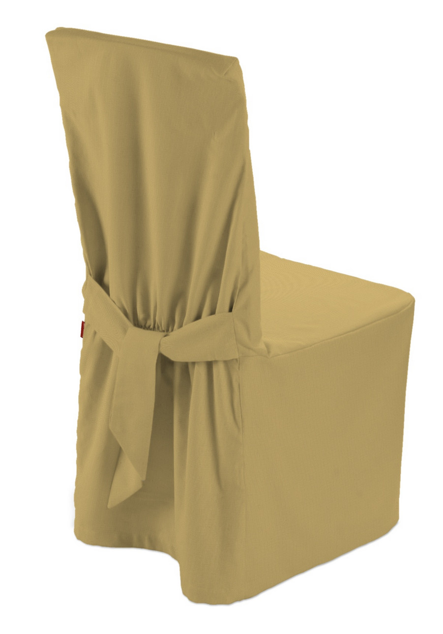 Dekoria Návlek na stoličku, matná žltá, 45 x 94 cm, Cotton Panama, 702-41