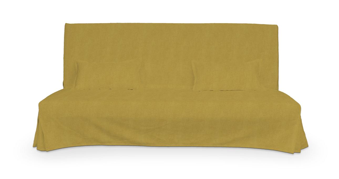 Dekoria Poťah na sedačku Beddinge s dvoma obliečkami na vankúše, horčicový šenil, poťah na sedačku Beddinge, Etna, 705-04