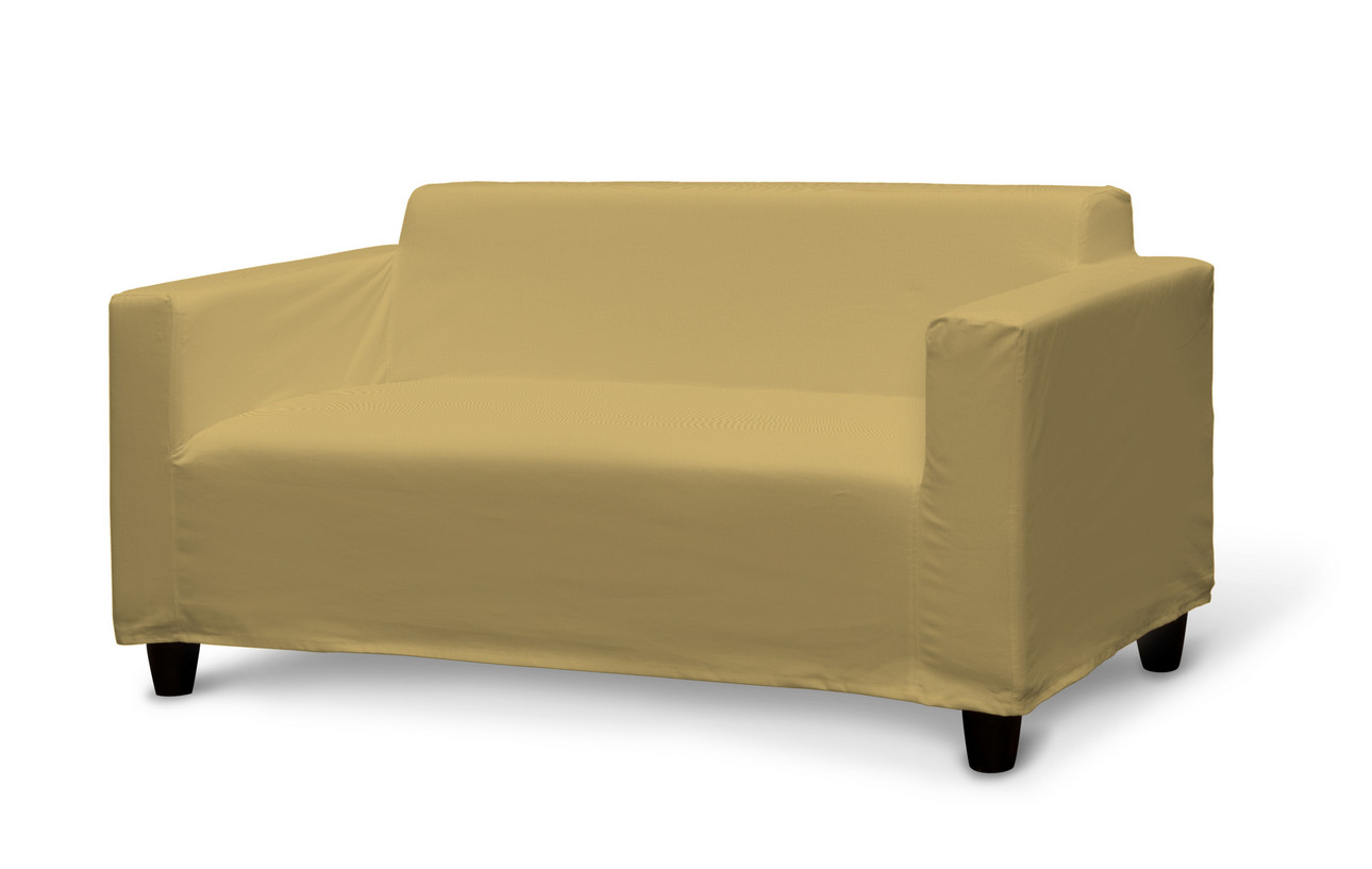 Dekoria Poťah na sedačku Klobo, matná žltá, Poťah na sedačku Klobo, Cotton Panama, 702-41