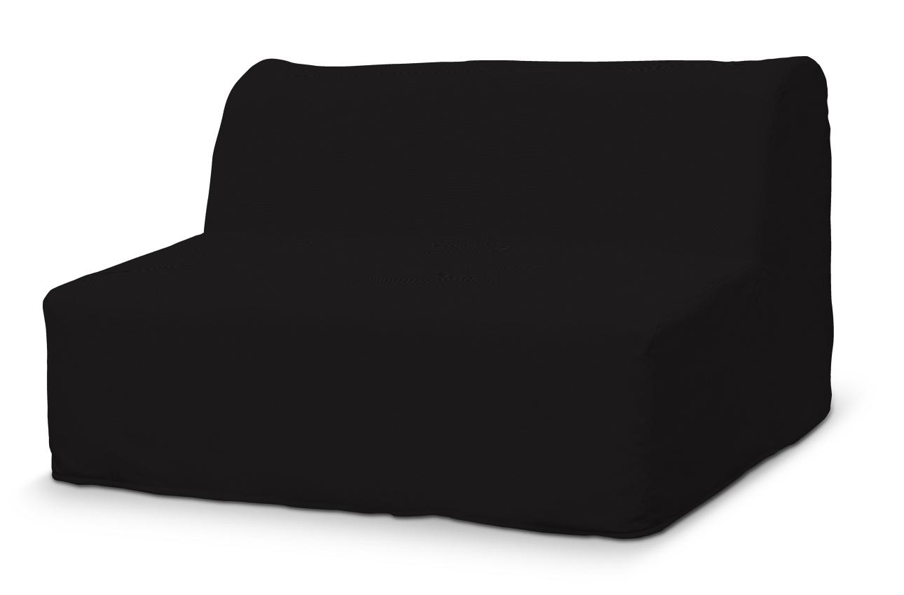 Dekoria Poťah na sedačku Lycksele, jednoduchý, čierna, Poťah na sedačku Lycksele, Cotton Panama, 702-09