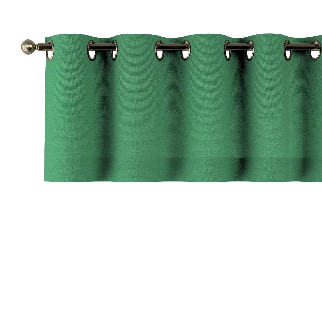 Dekoria Krátky záves na kolieskach, fľašovo zelená, 260 x 40 cm, Loneta, 133-18
