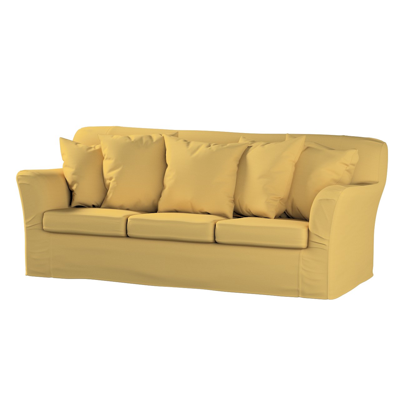 Dekoria Poťah na sedačku Tomelilla (pre 3 osoby), matná žltá, Poťah na sedačku Tomelilla - pre 3 osoby, Cotton Panama, 702-41