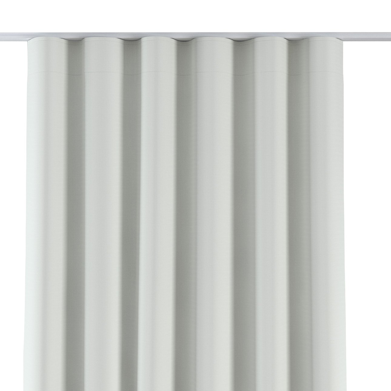 Dekoria Zaves s riasením WAVE, biela štruktúra, Blackout 300 cm, 269-10