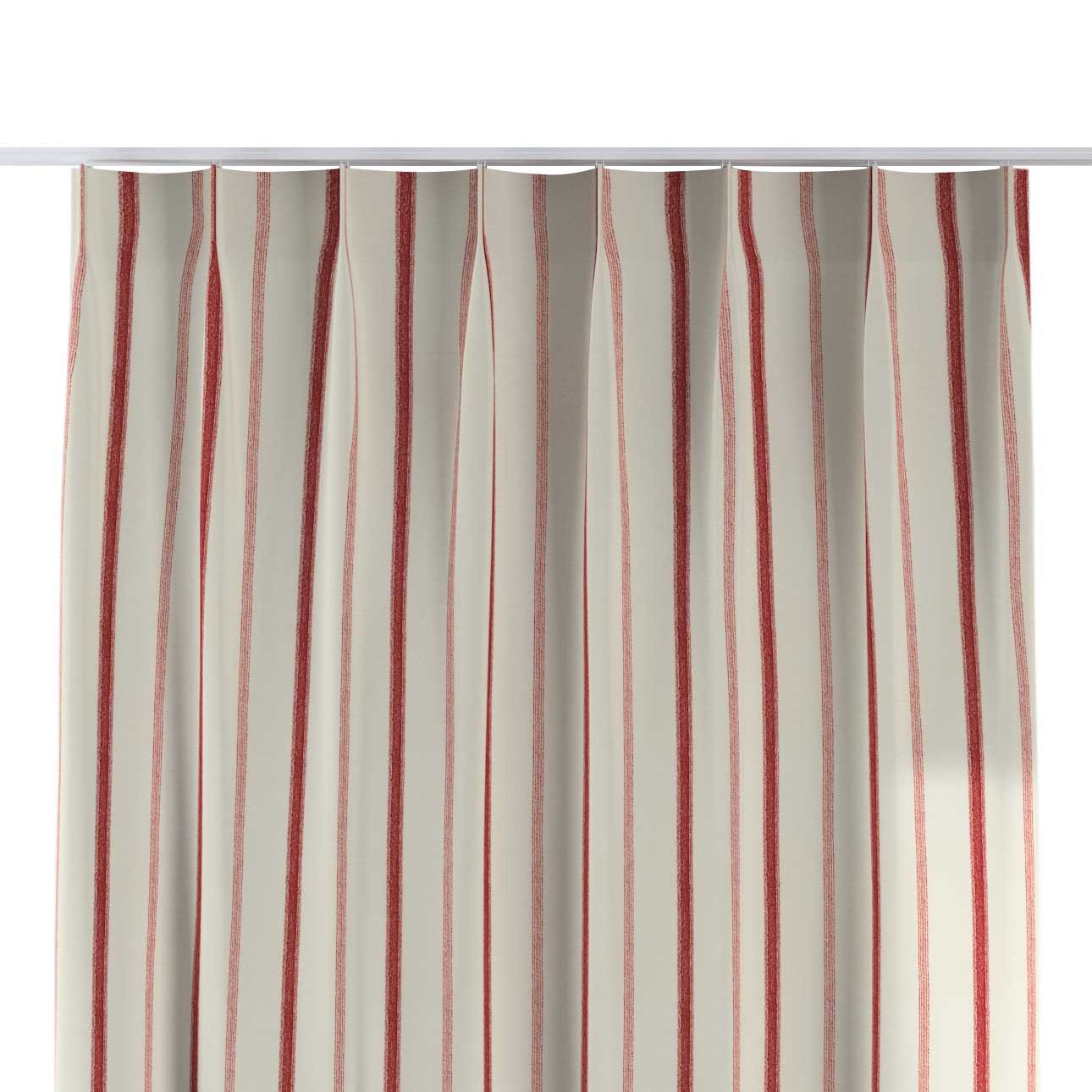 Red and cream clearance shower curtain