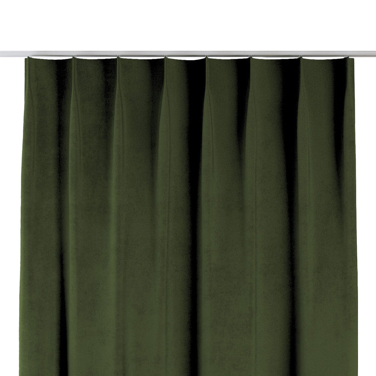 Dekoria Závěs na jednotlivých háčcích flex, zelená, Crema, 185-87