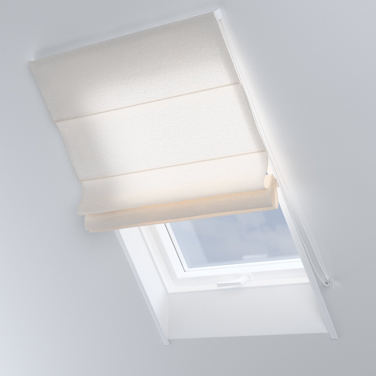 DachfensterRaffrollo Rimini, beige, 14450 Dekoria.de