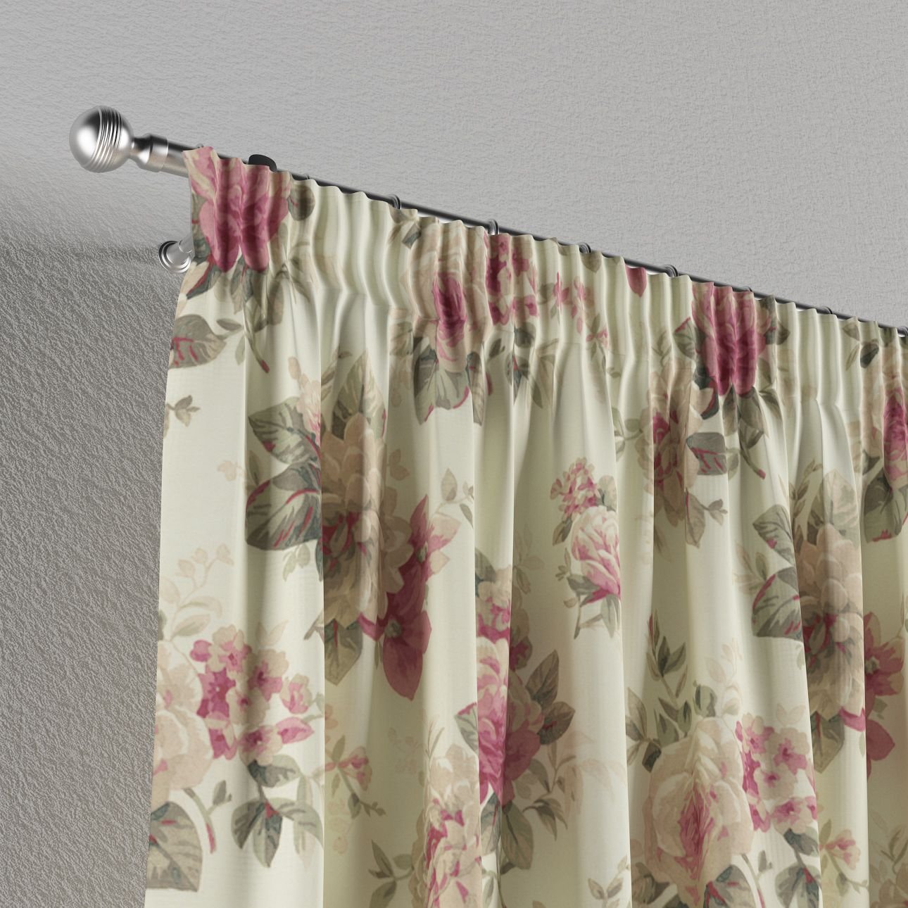 KnSam Tüllvorhänge Beige - Boho Style Mit Quasten 150x260cm