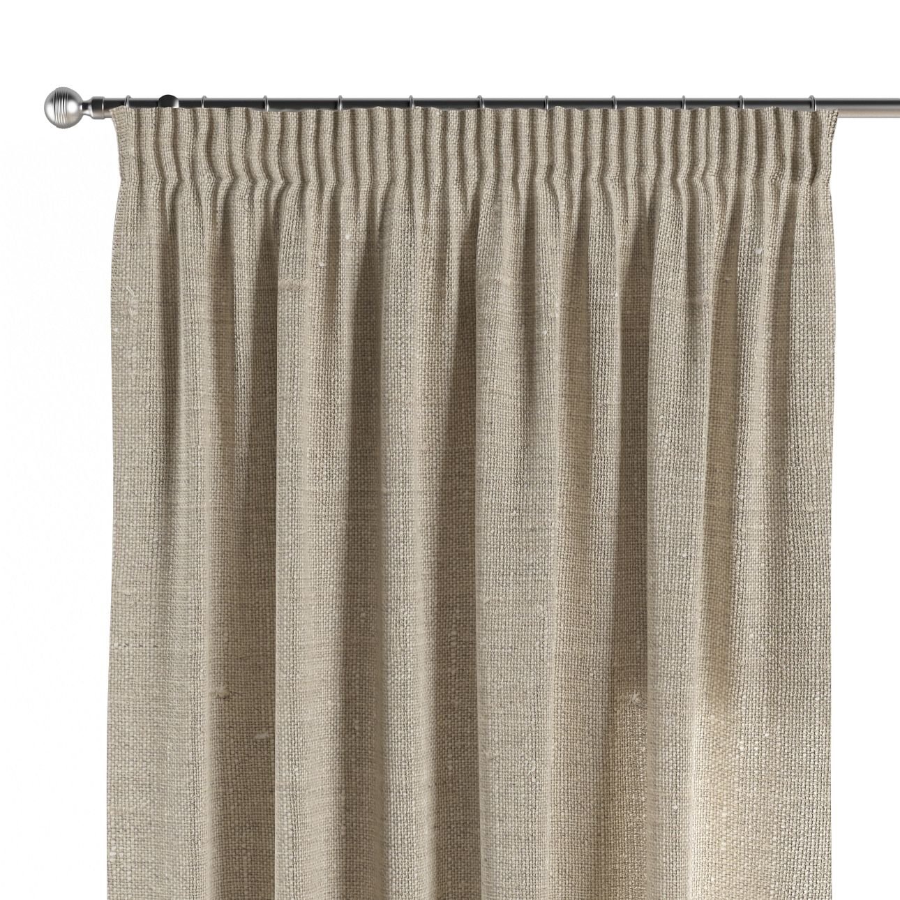 Pencil pleat curtain