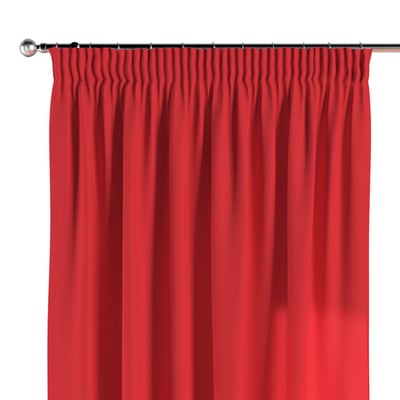 Vorhang mit 1 Yellowtipi Stck., 133-43 rot, - Kräuselband