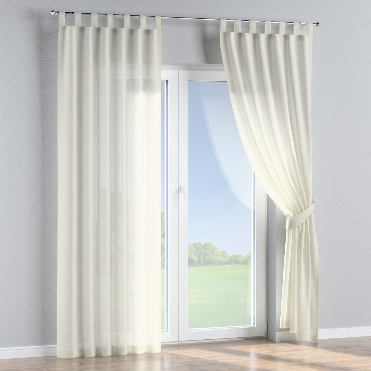 Tab top on sale sheer curtains