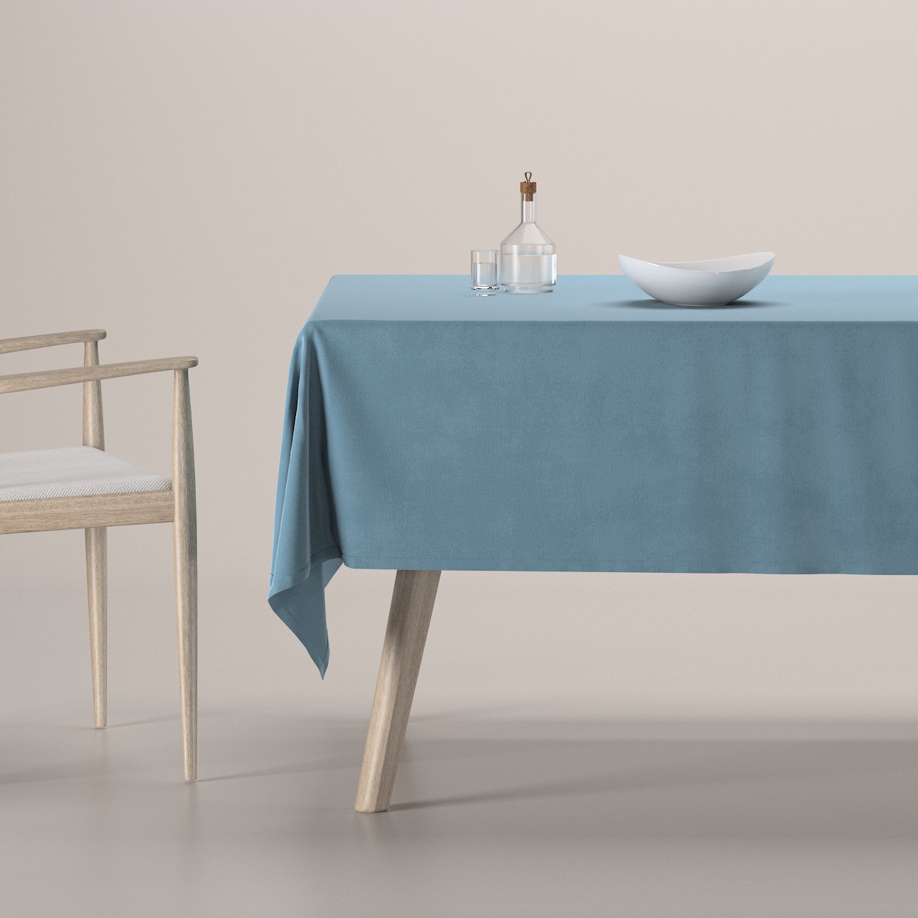 Dekoria Obrus na stôl obdĺžnikový, modrá, Crema, 179-28