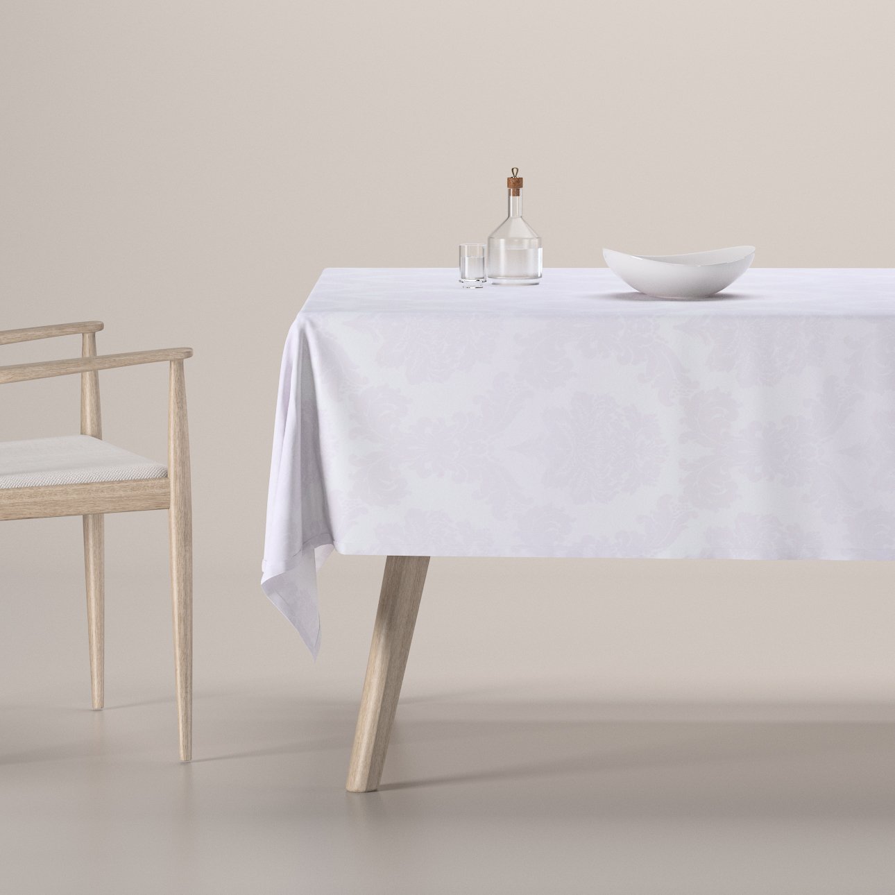 White rectangle store tablecloths