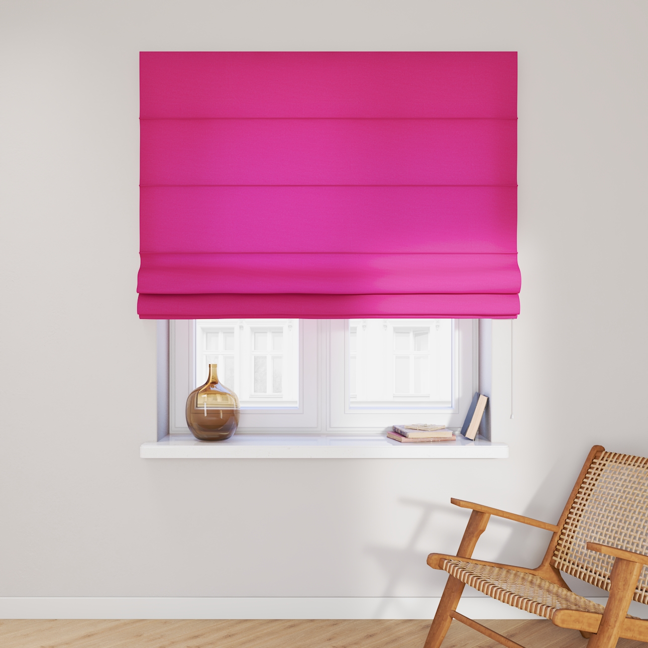 Capri Roman blind, fuchsia, 13360 Dekoria.co.uk