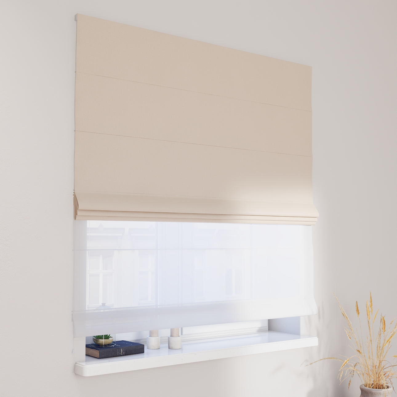 Double layered Roman blind DUO