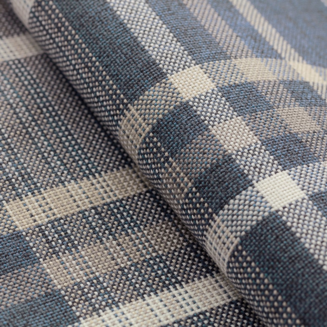 Ektorp corner sofa cover, blue beige tartan, 70316, Ektorp corner