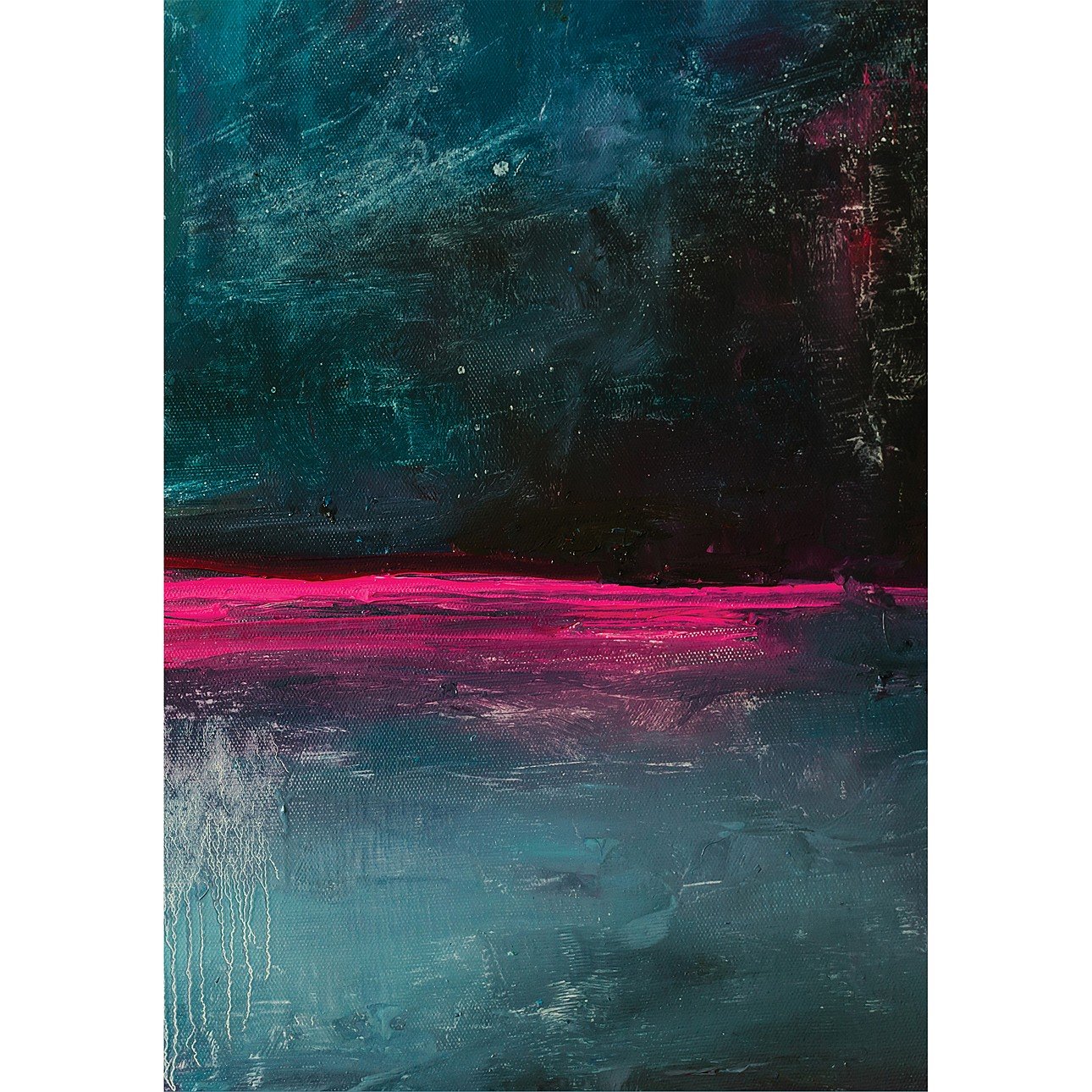 Dekoria Obraz na plátně Ekspression Pink I, 100 x 70 cm