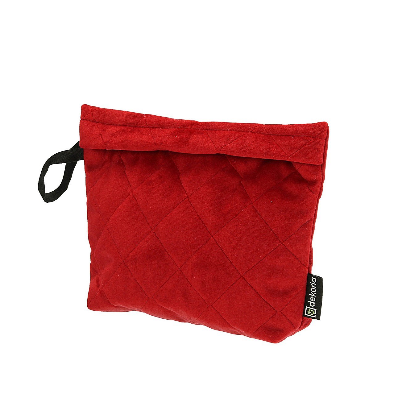 Dekoria Kosmetická taška - etui honey, sytá červená, 20 x 4 x 15 cm, Velvet, 704-15