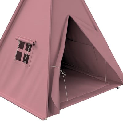 Tente de jeu Tipi, rose terne, 702-43, 110x110x155cm - Yellowtipi