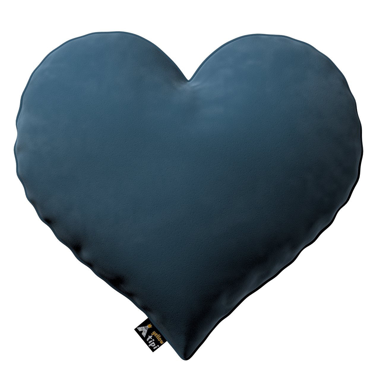 Zdjęcia - Meble bezramowe POSH Poduszka Heart of Love, pruski błękit, 45x15x45cm,  Velvet 