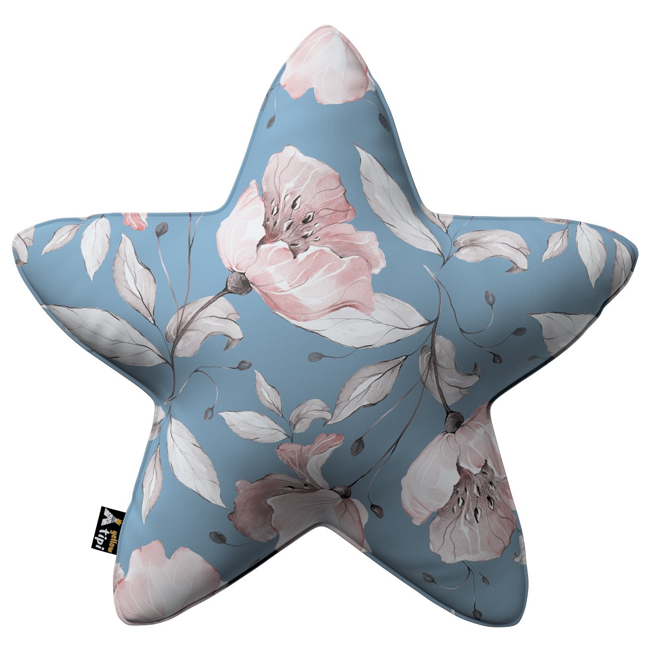 Фото - Безкаркасні меблі Lucky Poduszka  Star, niebiesko-różowy, 52x15x52cm, Magic Collection 