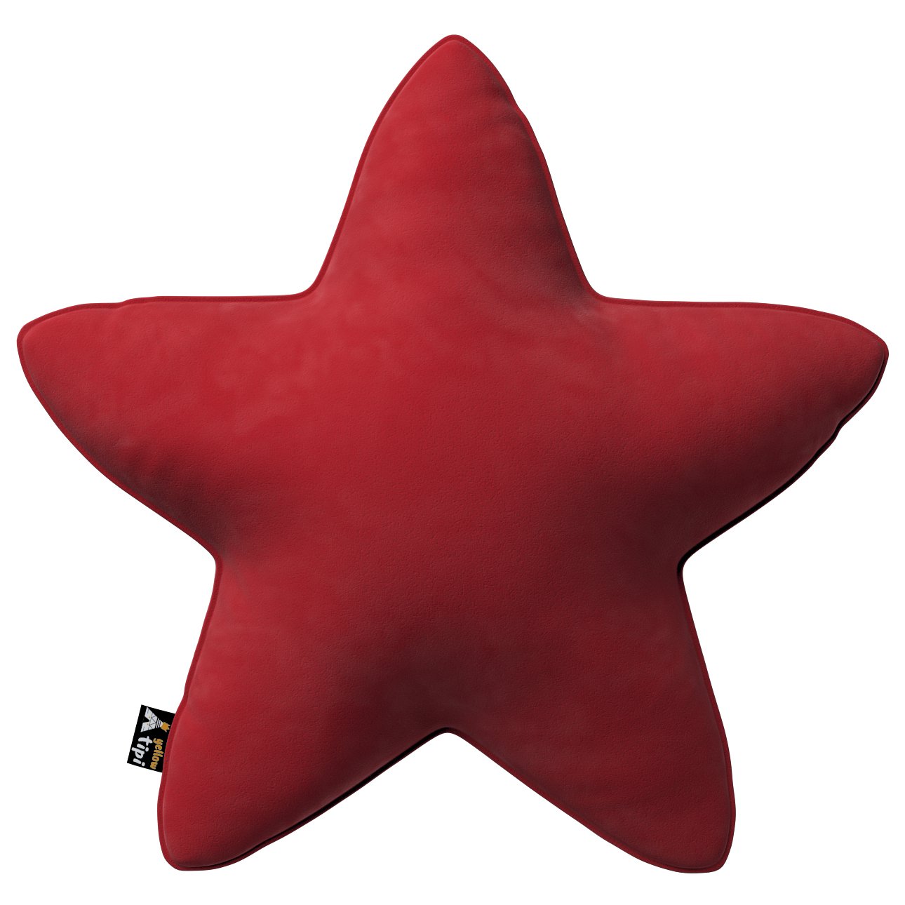 Фото - Безкаркасні меблі Lucky Poduszka  Star, intensywna czerwień, 52x15x52cm, Posh Velvet 