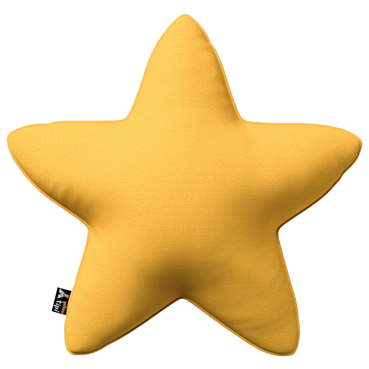 Фото - Безкаркасні меблі Lucky Poduszka  Star, słoneczny żółty, 52x15x52cm, Happiness 