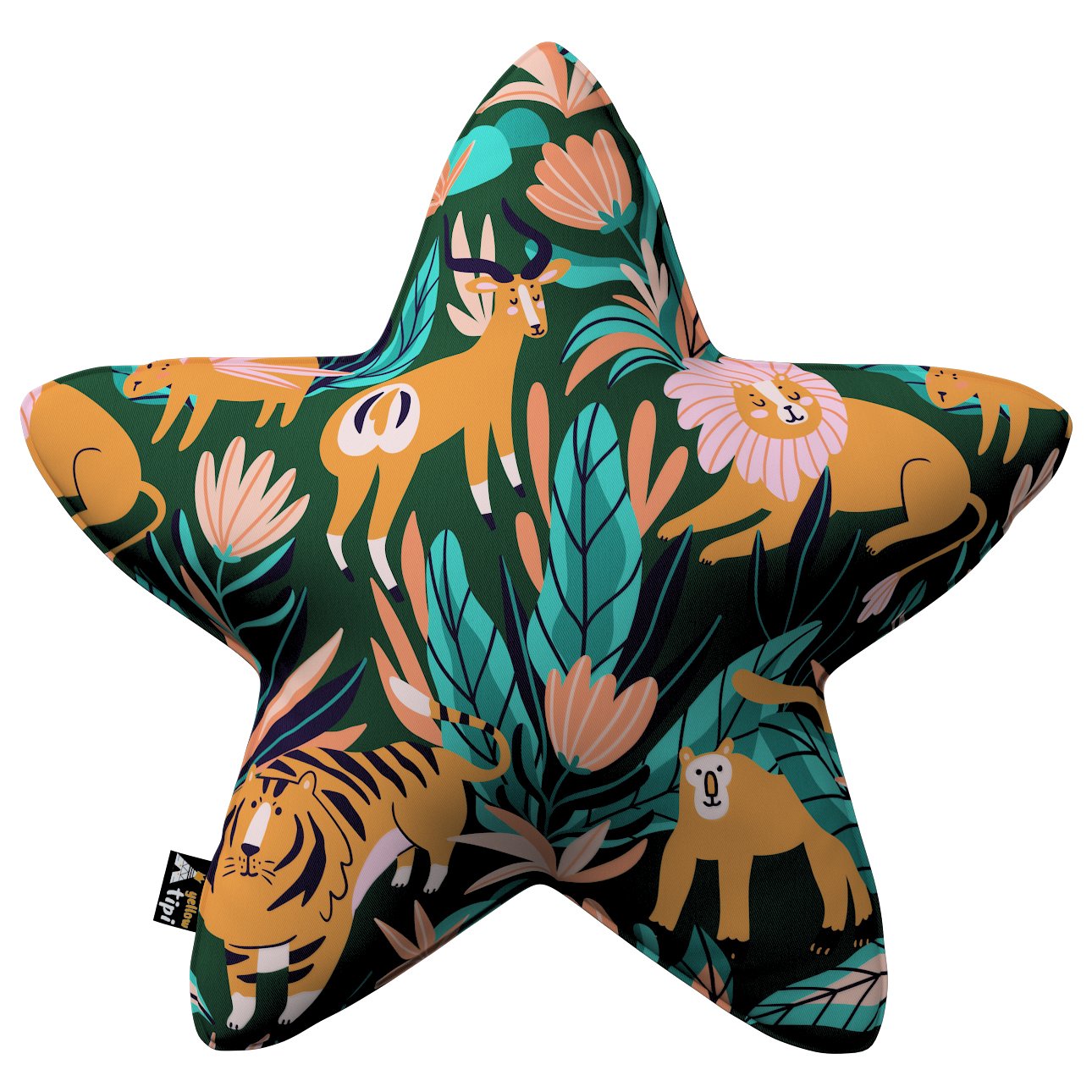 Фото - Безкаркасні меблі Lucky Poduszka  Star, zielony, 52x15x52cm, Magic Collection 
