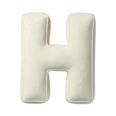 Letter shop h pillow