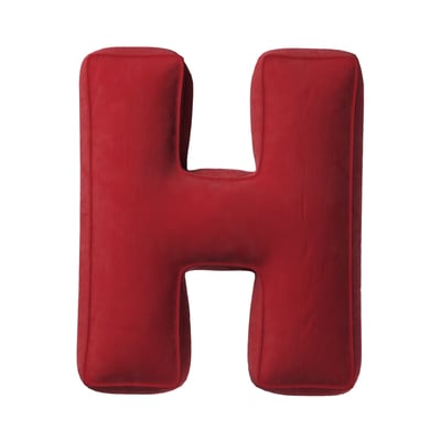 Letter on sale h pillow