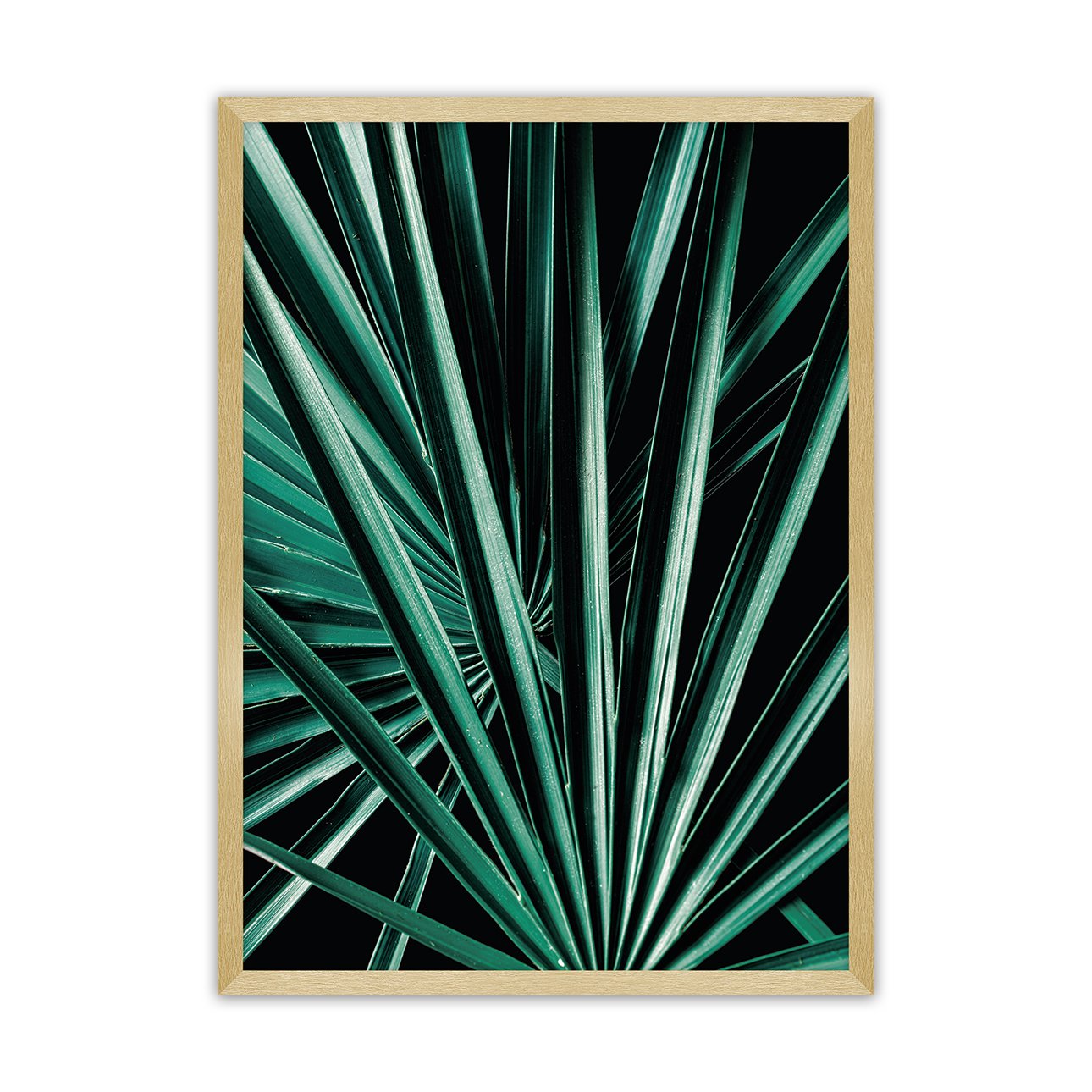 Dekoria Plakát Dark Palm Tree, 21 x 30 cm, Volba rámku: Zlatý