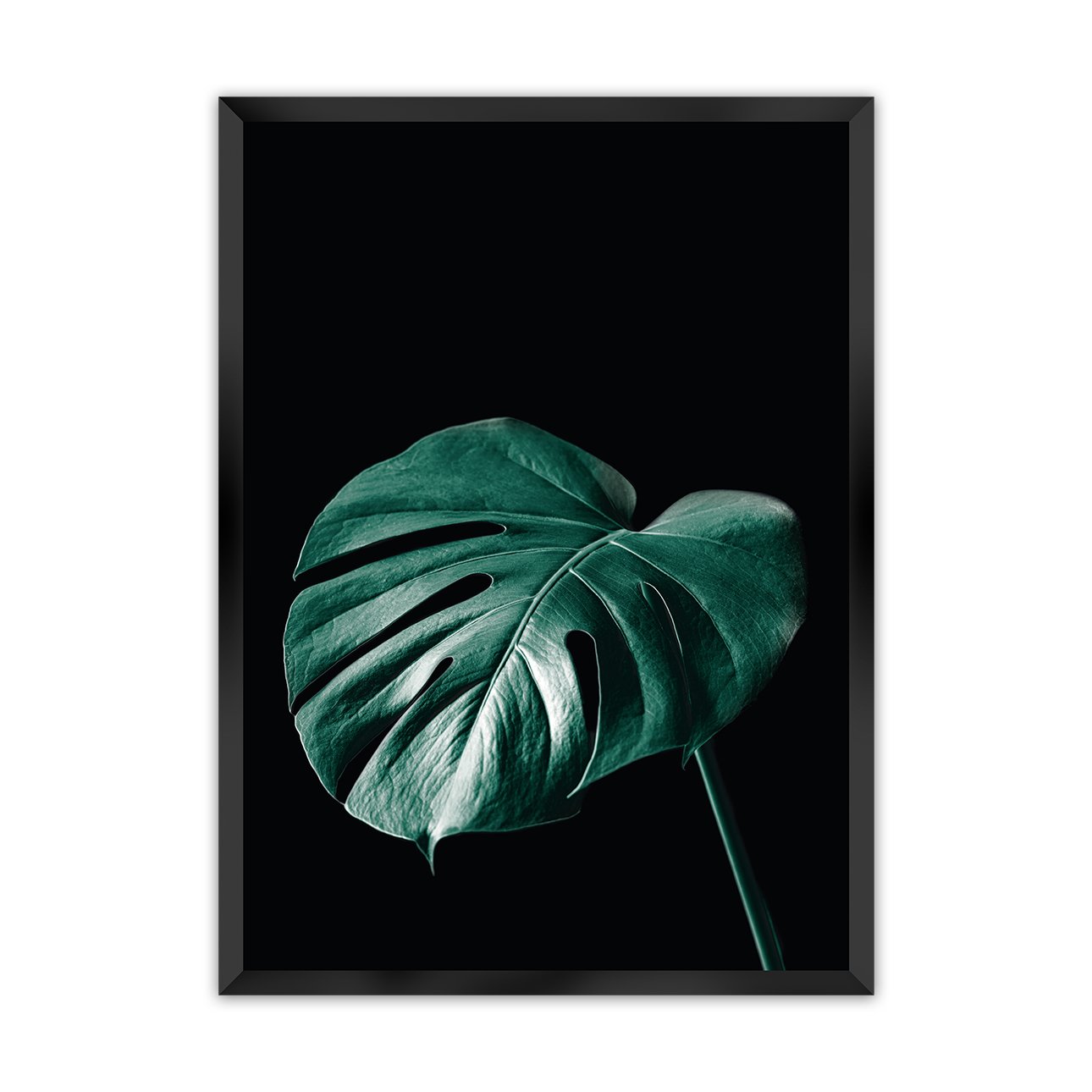 Dekoria Plakát Dark Monstera, 40 x 50 cm, Volba rámku: Černý