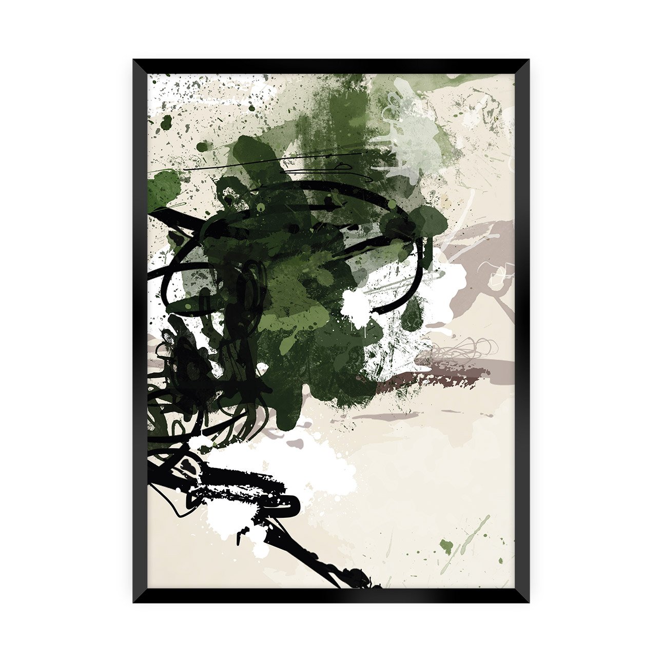 Dekoria Plakát Abstract II, 30 x 40 cm, Volba rámku: Černý