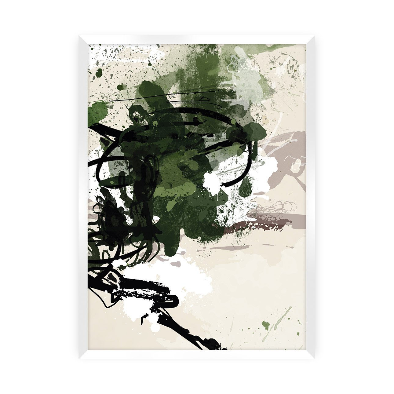 Dekoria Plakát Abstract II, 30 x 40 cm, Volba rámku: Bílý