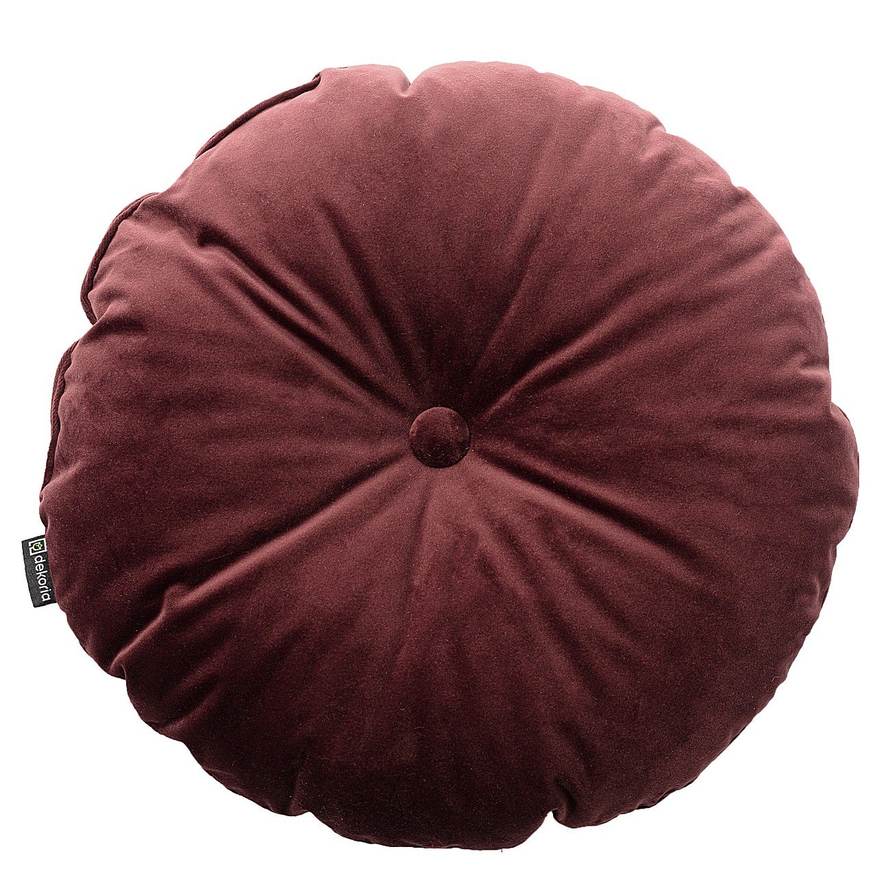 Round red clearance pillow