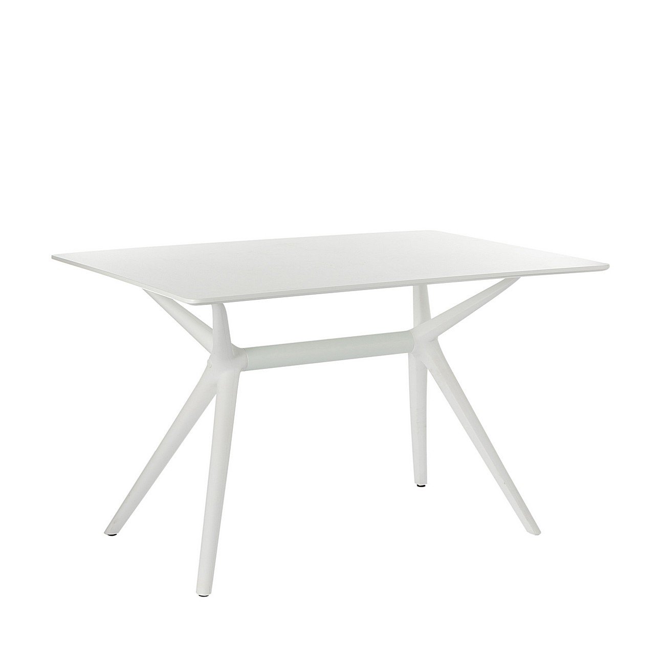E-shop Dekoria Stôl Modesto 120 x 80 x 73 cm white, 120 x 80 x 73 cm