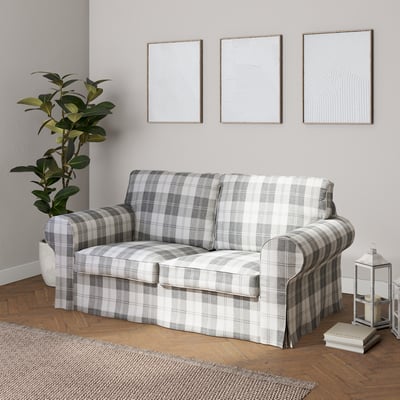 Pokrowiec na sofę Ektorp 2-osobową rozkładaną, model po 2012 200 x 90 x 73 cm w kolekcji Edinburgh, tkanina: 115-79