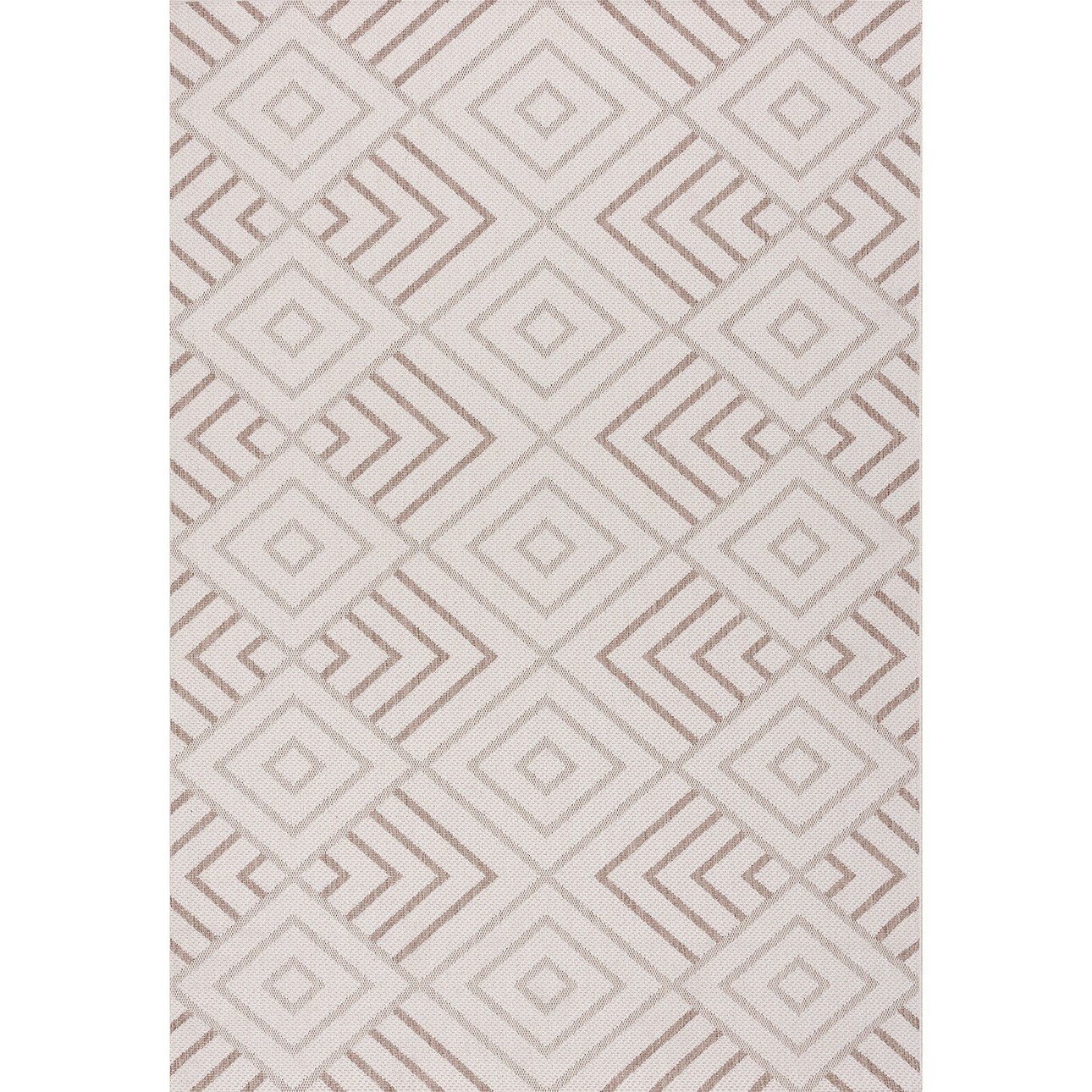 Dekoria Lineo Geometrický koberec z vlny a hedvábí 200x290cm, 200 x 290 cm