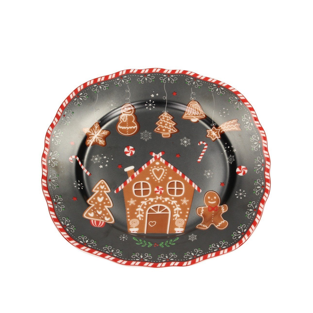 Dekoria Tanier Gingerbread Cookies ⌀20cm, 20 x 20 x 2 cm 