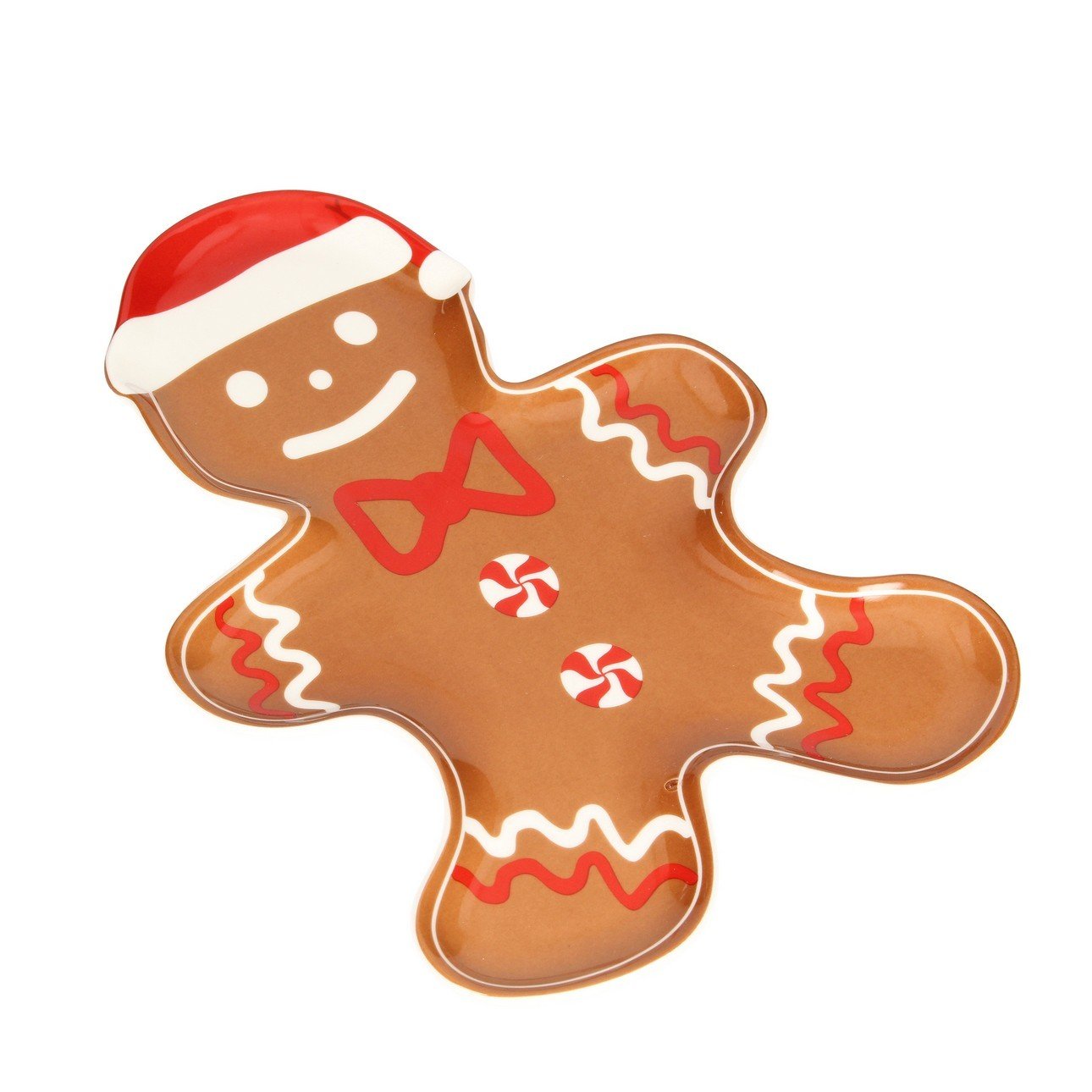 E-shop Dekoria Polmiska Happy Gingerbread, 17 x 25 x 1,5 cm