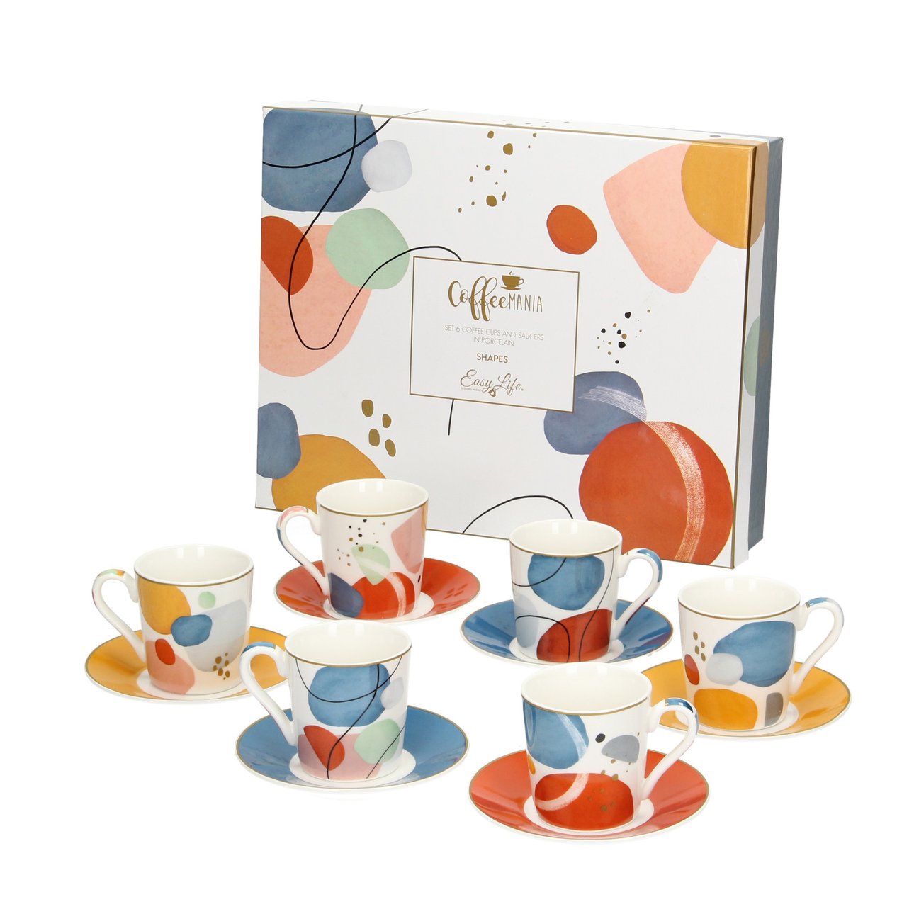 Tassen-Set Macchie 6 Stck.