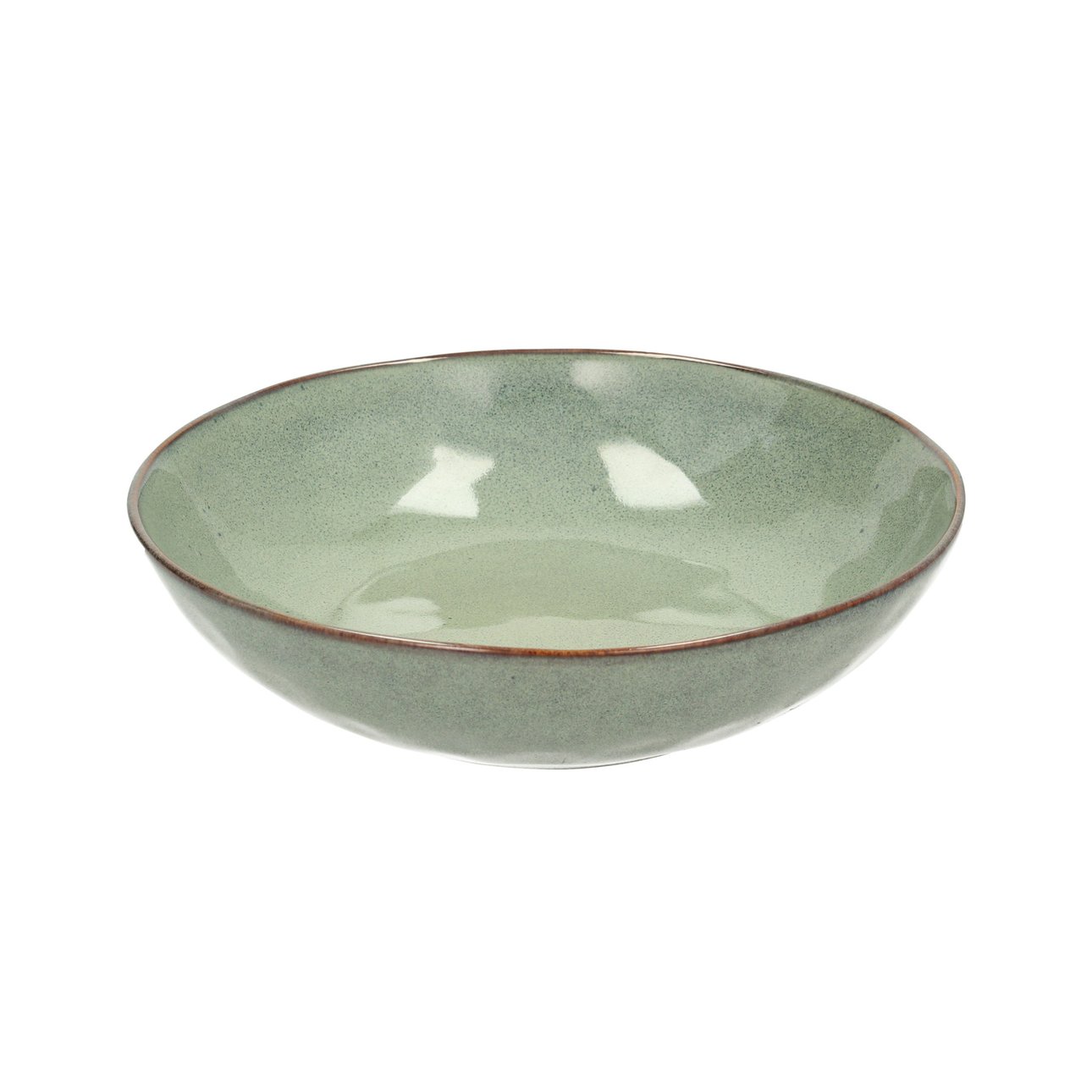 Dekoria Hlboký tanier Gelato ⌀21cm green, 21 x 5,5 cm 