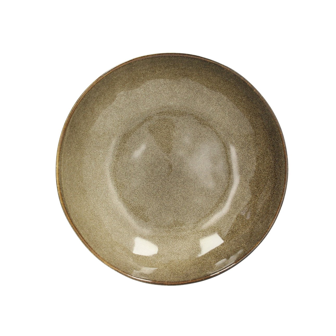 Dekoria Hlboký tanier Gelato ⌀21cm brown, 21 x 5,5 cm