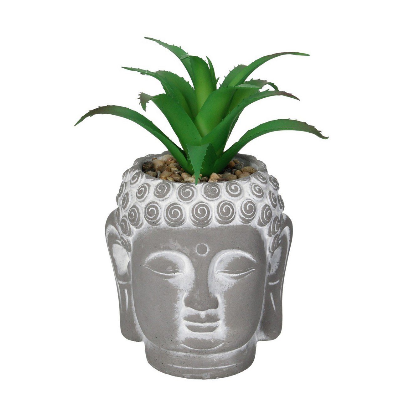 E-shop Dekoria Dekorácie Aloe Buddha 17cm, 10 x 10 0x 17 cm
