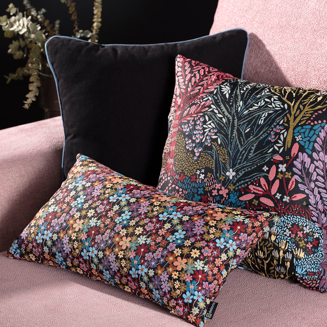 Deko-Kissen 3er Set Dark Garden I