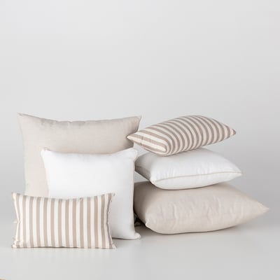 Cushions set of 6, Classic Stripes