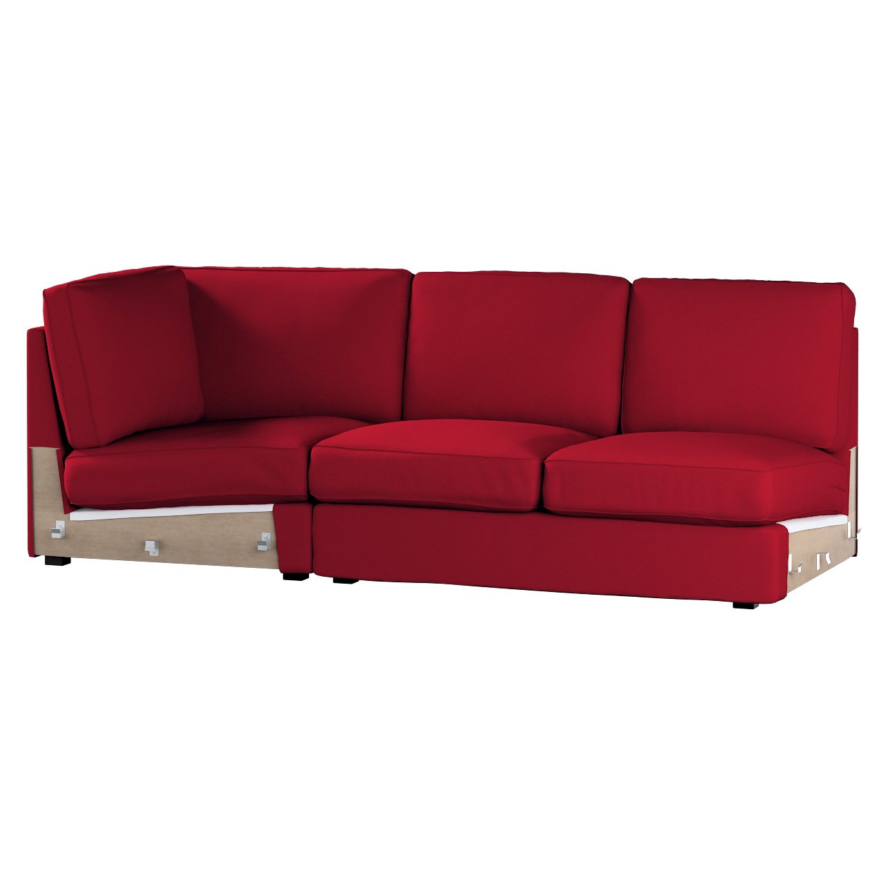 Ikea red outlet sectional couch